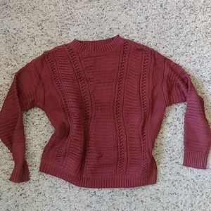 Boxy Textured sweater NWOT